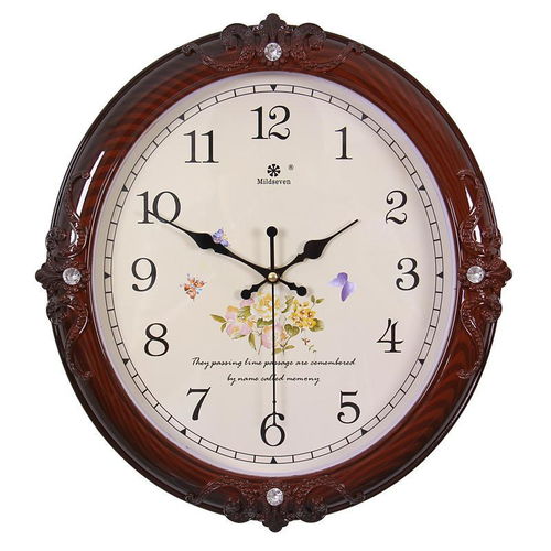 静音挂钟 欧式田园艺术与家居装饰的完美融合