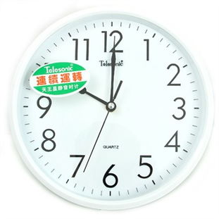 天王星静音石英挂钟SL3602使用评测 精准静音，简约实用